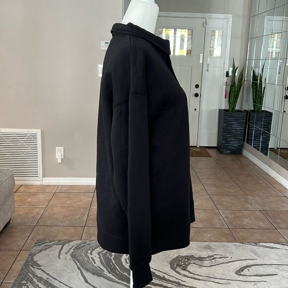 Mondetta Ladies' Collared Fleece Pullover Top - Picture 4 of 10